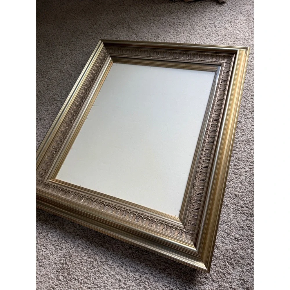 Baroque Ornate Gold Picture Frame 24x28 Large Traditional Wall mirror Decor